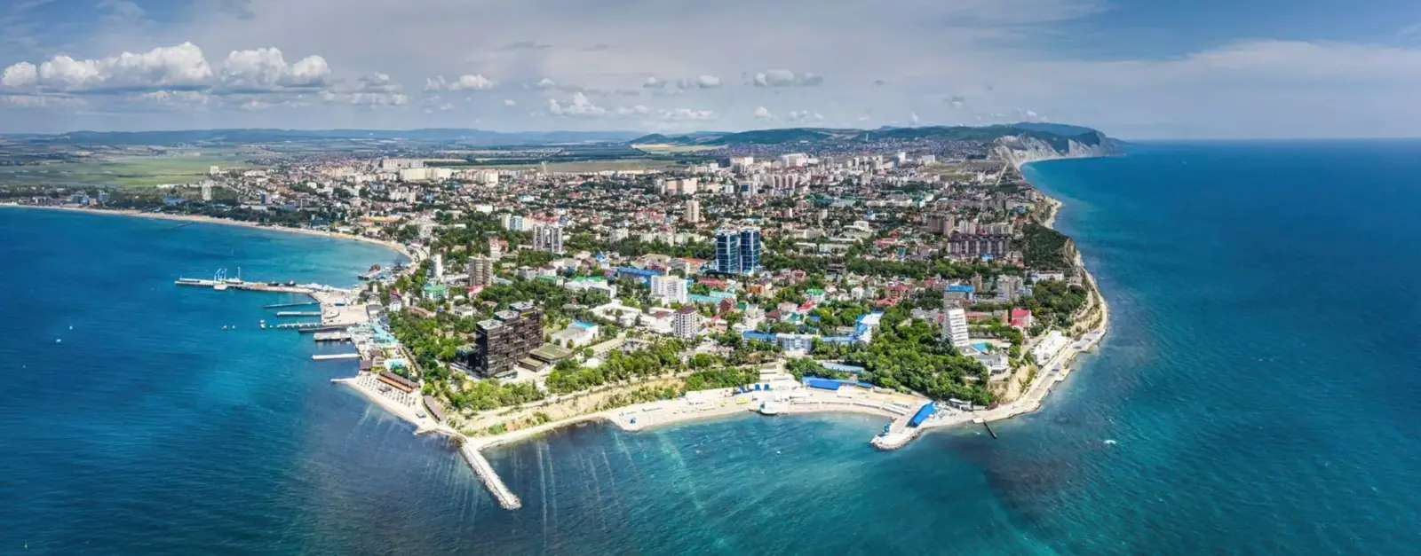 Панорама Анапы с высоты